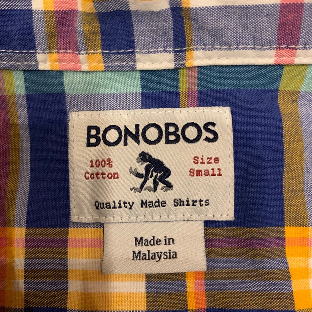 Bonobos Multi-Color Check Button Down - image 5